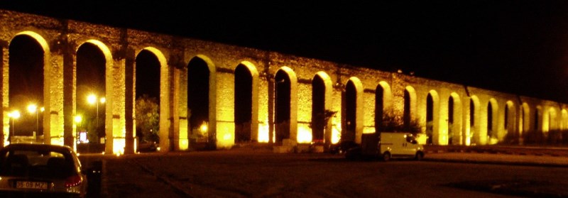 Aqueduct at Night